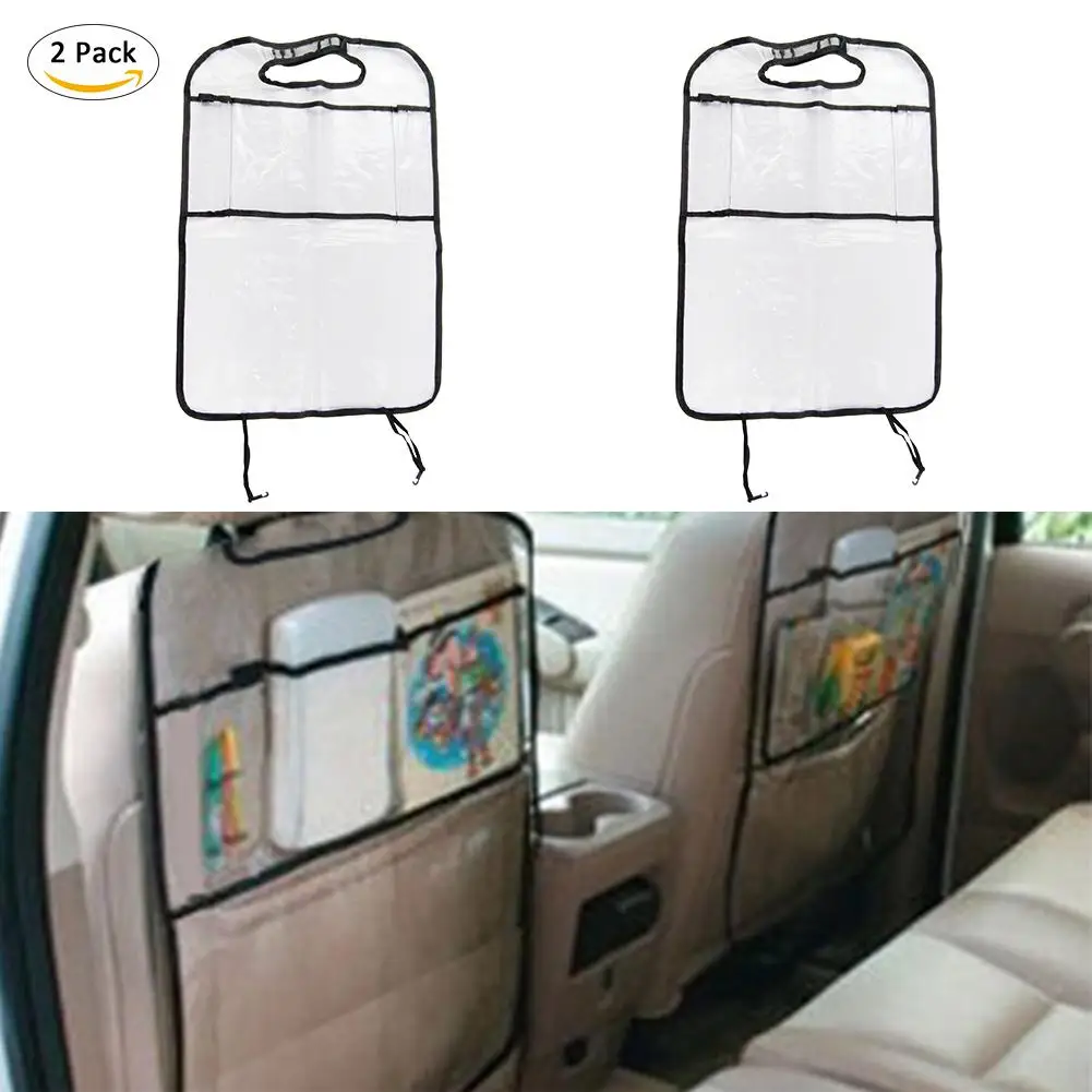 2 шт. автомобильный Автомобильный Коврик для малышей/малышей, устойчивый к пятнам, на заднее сиденье, защитный чехол, подходит для универсальных автомобилей