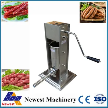

Hot sale best quality 5L vertical stainless steel manual sausage filling machine , sausage stuffer machine,sausage filler