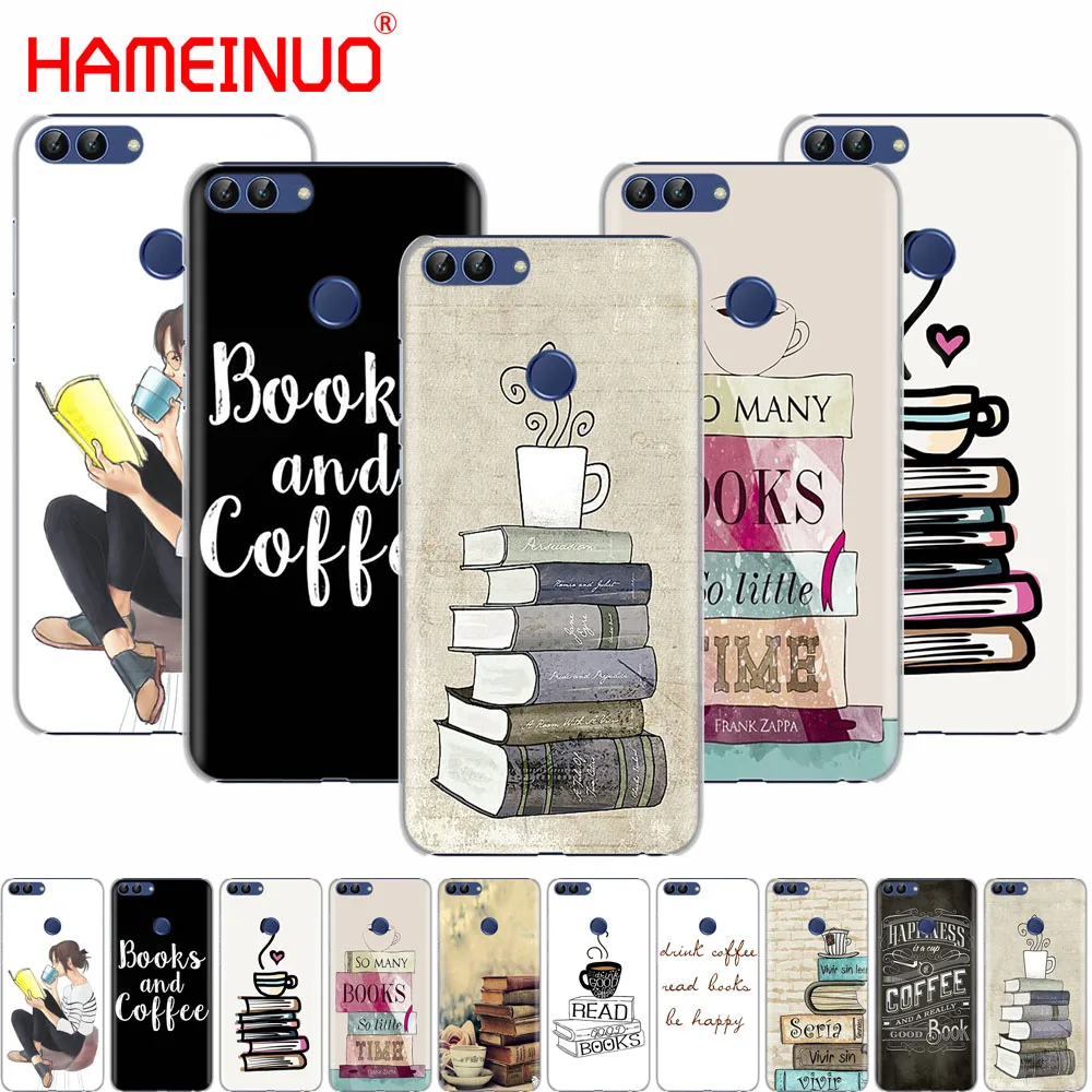 

Books And Coffee Inverted Mck Print cell phone Cover Case for huawei Honor 7C Y5 Y625 Y635 Y6 Y7 Y9 2017 2018 Prime PRO