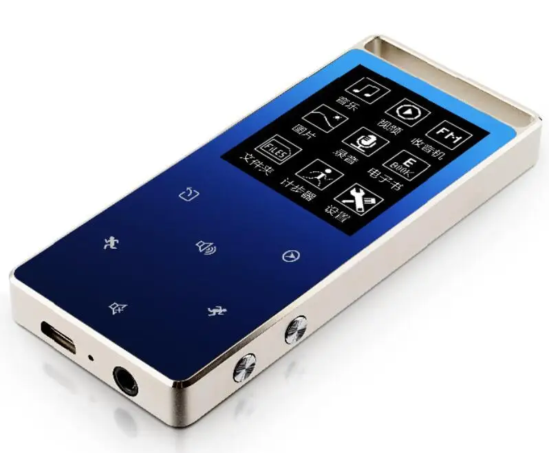 Оригинальный Bluetooth MP4 плеер RUIZU D01 8 ГБ сенсорный экран 1 дюйма диктофон FM