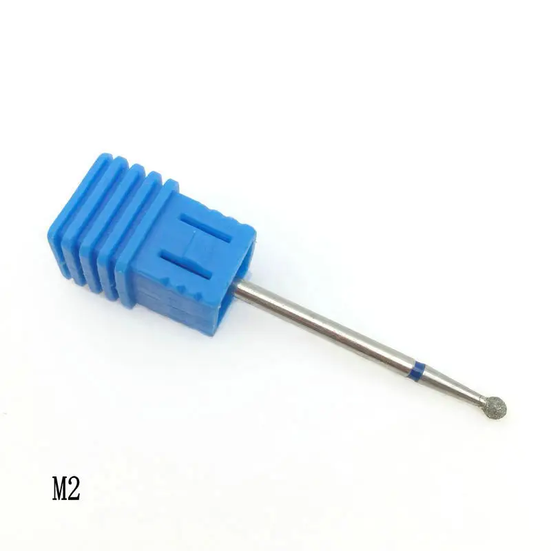 Алмазное сверло для ногтей 18 Тип 3/32 фрезерный маникюрный резак для педикюра Электрический станок инструмент для дизайна ногтей сверло - Цвет: M2