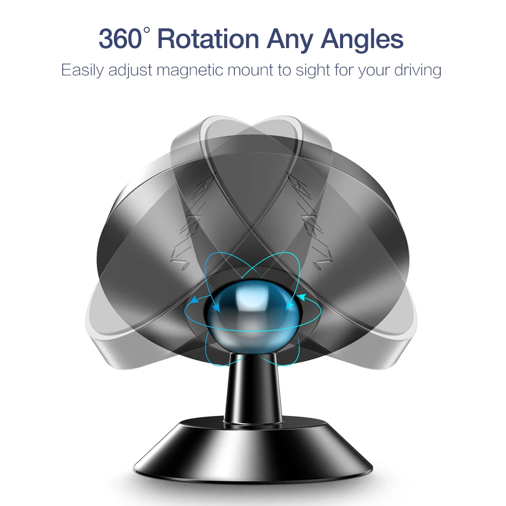 RAXFLY Magnetische Auto Telefon Halter Für Xiao mi Red mi Hinweis 7 mi 9 360 Rotation Auto Halter F