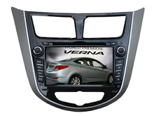 HD1024*600 4core quad core Android 4.4.4 car dvd for hyundai verna/accent/solaris 2011-2012 gps navigation bluetooth player