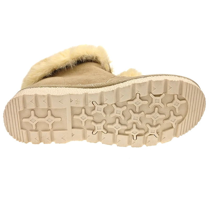 APIXTA Snow Boots Shoes Women 2018 New Arrival Winter Snow Suede Ankle Boots Shoes Ball Fur Super Warm Plush Hair Botas Mujer Women's Shoes