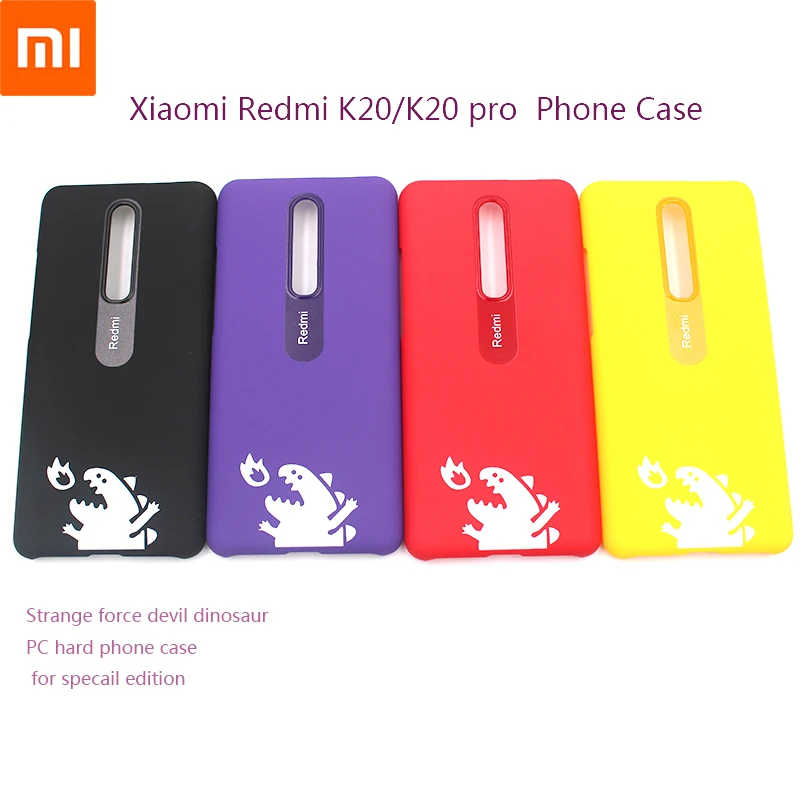 

For Xiaomi Redmi K20 pro Case Strange force Devil dinosaur PC Hard cover Back Protective bag for redmi k20 For Specail Edition