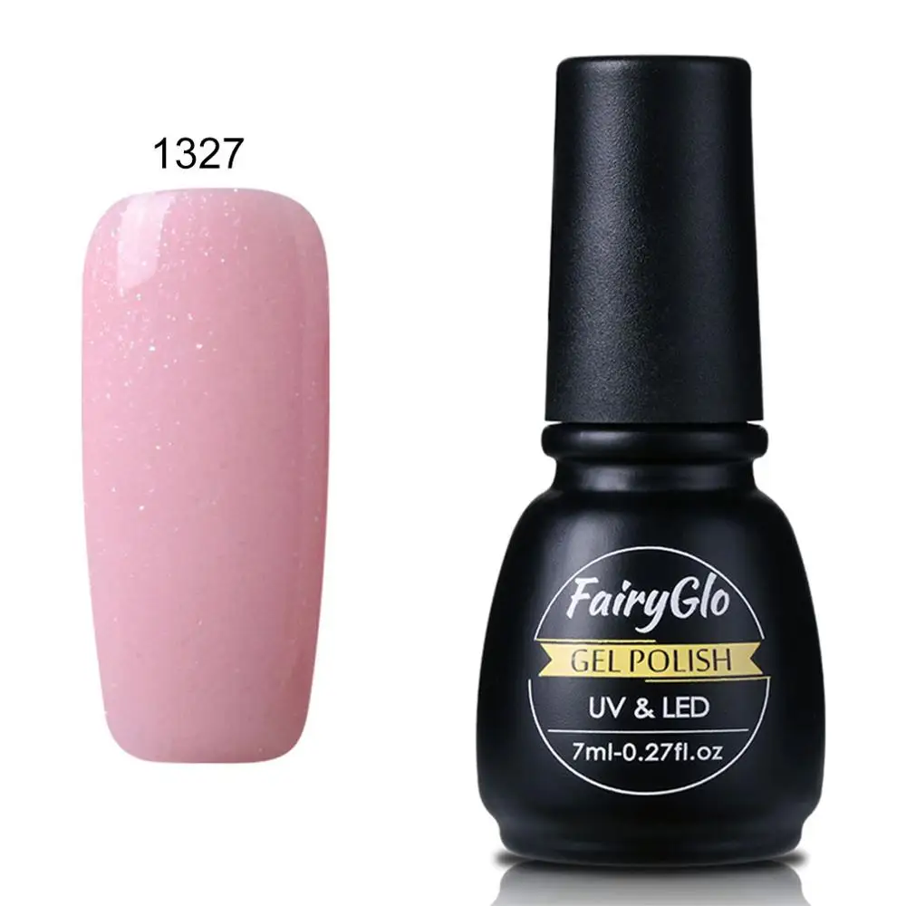 FairyGlo, 7 мл, 30 цветов, лак для ногтей, полуперманентный лак, краска, гель лак, основа, Праймер, Лаки, гибридный лак, Гель-лак, чернила - Цвет: G1327