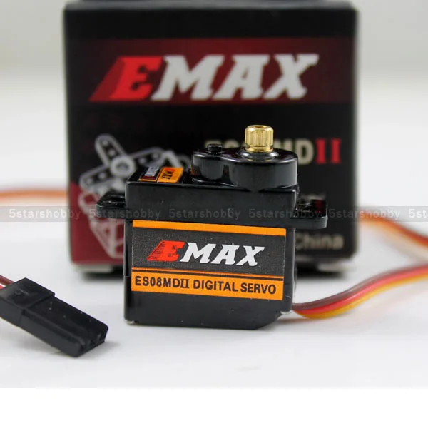 2x Emax ES08MD RC Servo Digital Metall Gear Micro Servo 12g 0,08s 2kg