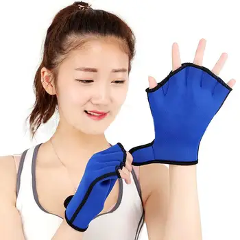 

Sphere Webbed Swim Diving Half-Finger Gloves Fin Surfing Swimming Water Sports Paddle Training Gloves