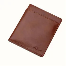 Men Women Leather Card Cash Receipt Holder Women s Purse Visiting Cards Men s Wallet Organizer