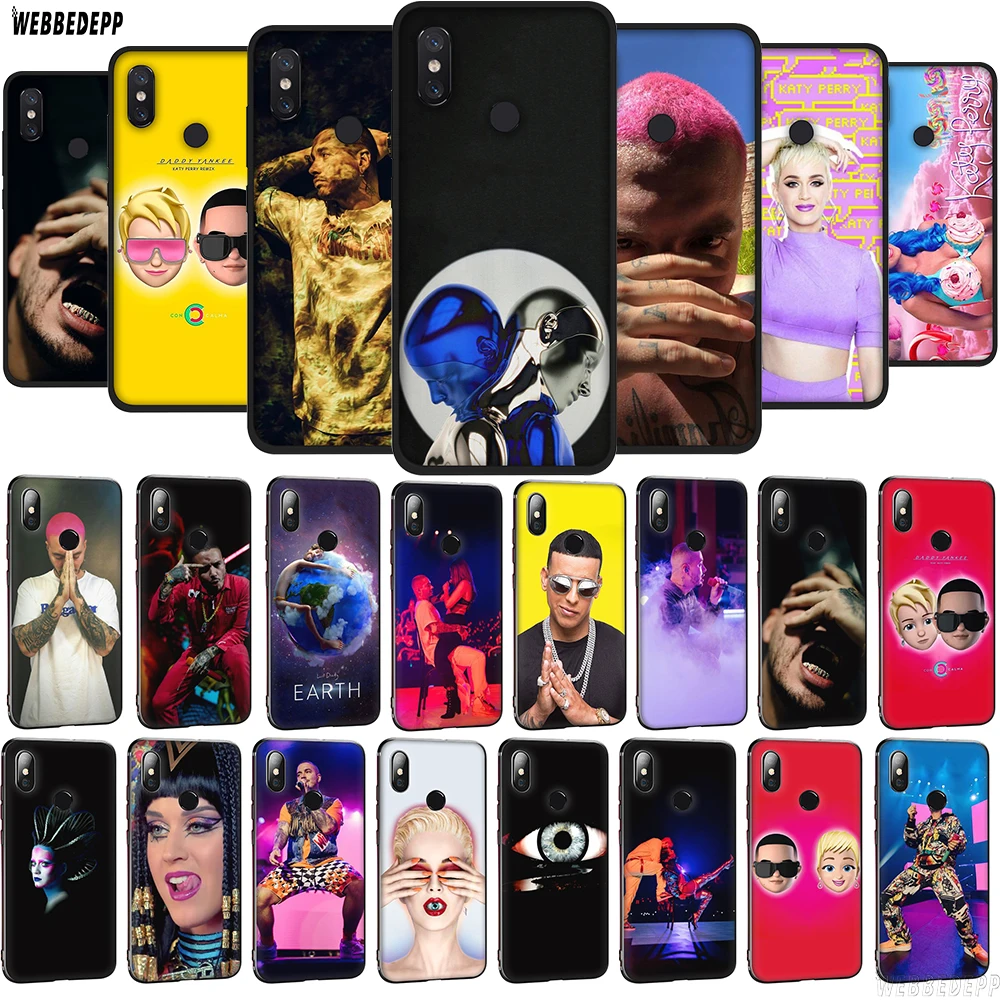 

WEBBEDEPP katy perry daddy yankee con calma TPU Cover for Xiaomi Mi 6 8 9 SE A1 A2 Lite Mix 2s Max 3 for POCOPHONE F1 Soft Case