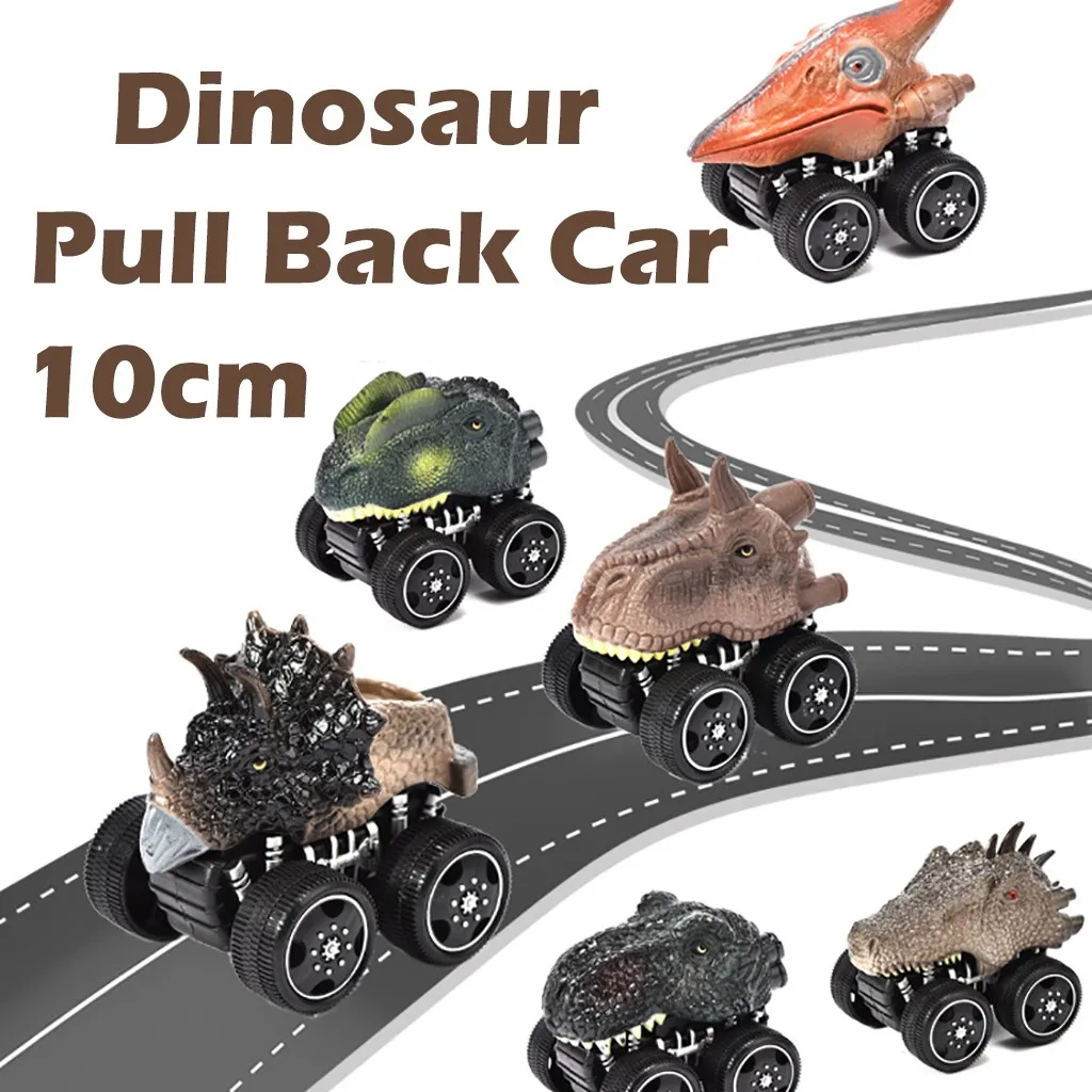 Mini Vehicle Funny Animal Pull Back Cars with Big Tire Wheel Creative Kids Gifts 