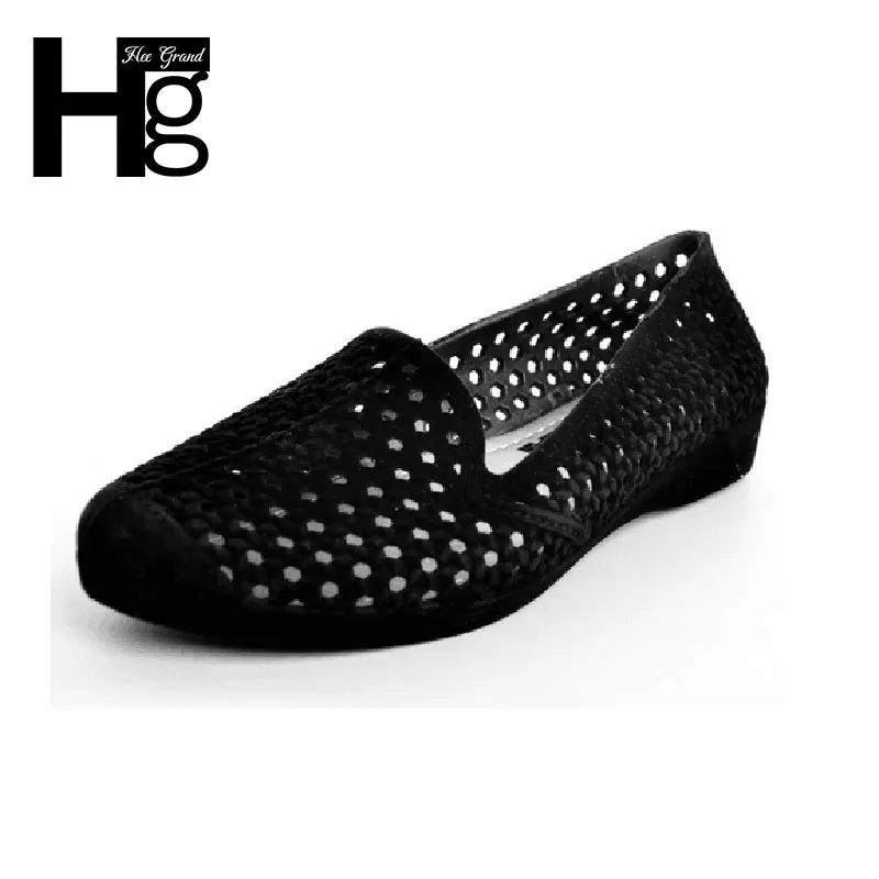 

HEE GRAND Fashion OL Women's Work Shoes Pointed Toe Shallow Slip-on Breathable Hollow out Casual Shoes for Ladies XWD5694