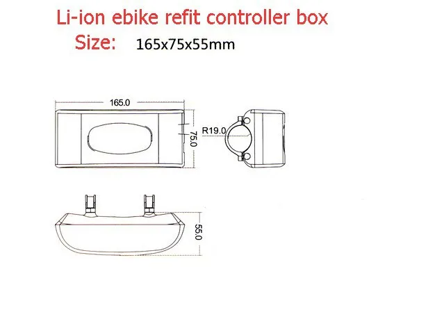 Best Li-ion E-bike refit controller box smaller size: 165*75*55mm 2 Best Li-ion E-bike refit controller box smaller size: 165*75*55mm 2