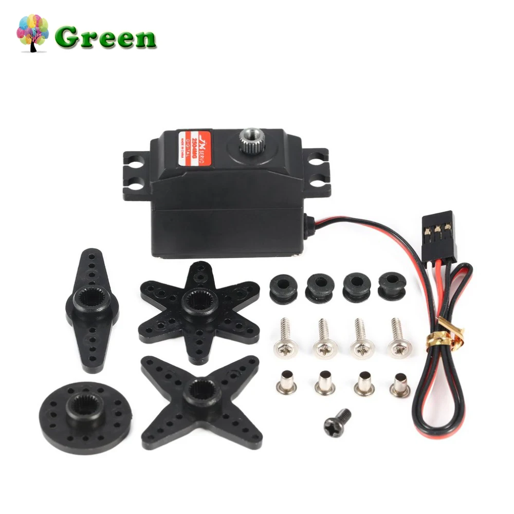 

JX PDI-2504MG 4.8V-6V 4KG Metal Gear Digital Core Servo for RC 450 500 Helicopter Fixed-wing Airplane Parts