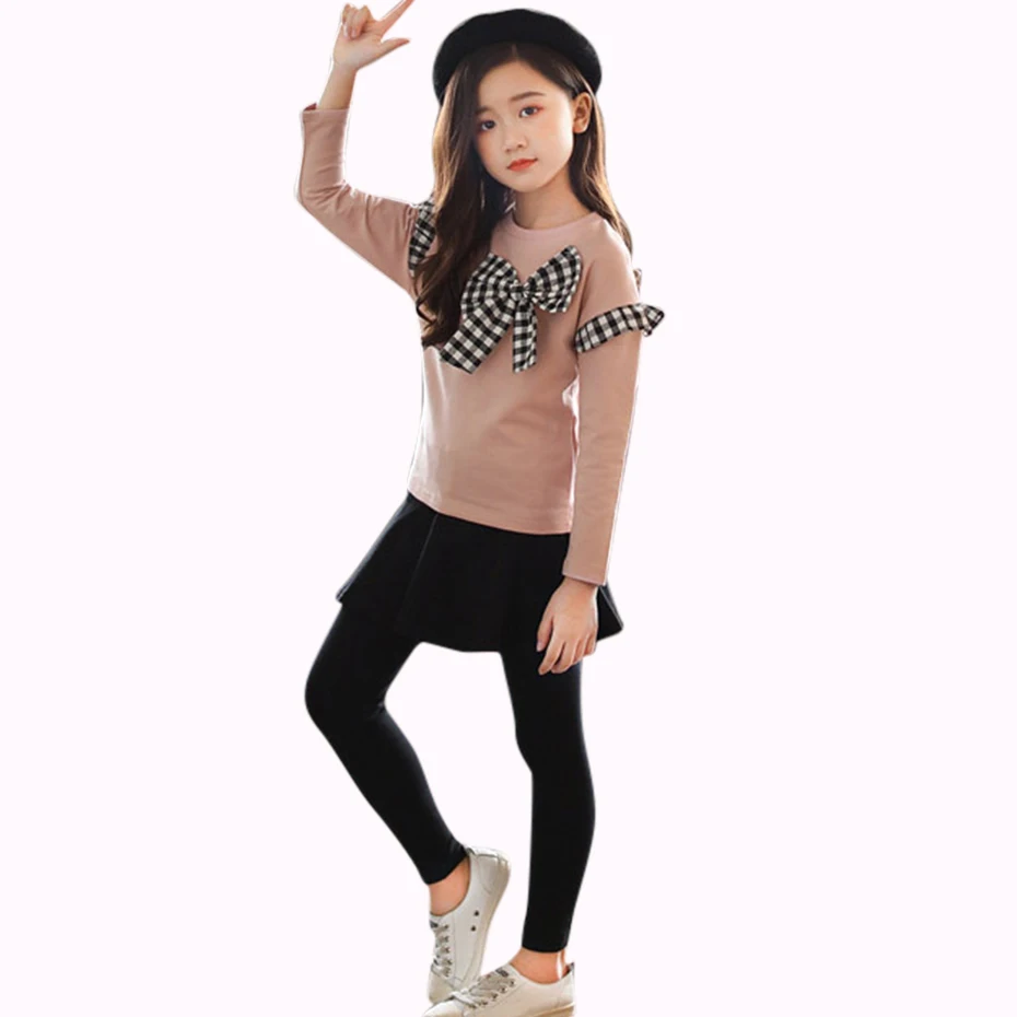 

Girl Suit Sports Girls Clothes Set Spring Teen Girl Clothes For 4 6 8 12 Year Hoodies+Legging 2 Pcs Casual Children's Clothing