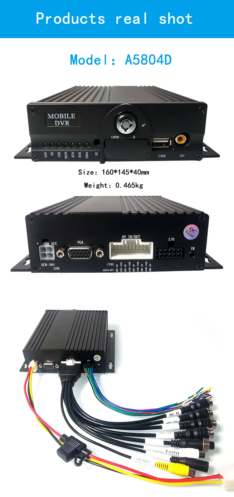 Двойной SD карты коаксиальный AHD HD pixel 5 канала хост мониторинга MDVR тяжелого машинного оборудования/шины для легковых автомобилей/экскаватор/автобус система цветного телевидения PAL/NTSC