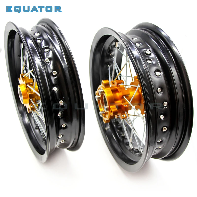 black motorcycle dirt Pit bike Rims 12mm hole 3.00x12\