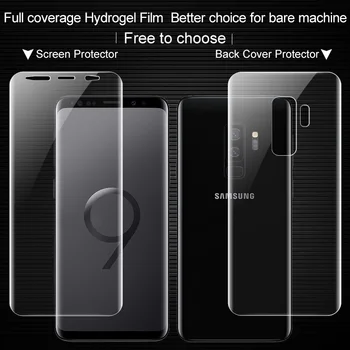 

Imak Hydrogel 2 Film Full coverage for Samsung Galaxy S9 S9 plus Screen protector and Back cover protector full body film