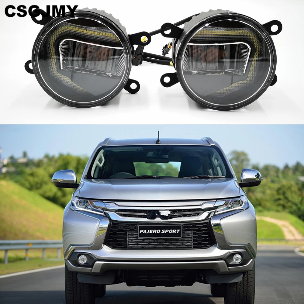 

3-IN-1 Functions DRL Daytime Running Light Car Projector Fog Lamp with Turn signal For Mitsubishi Montero Pajero Sport 2013-2018