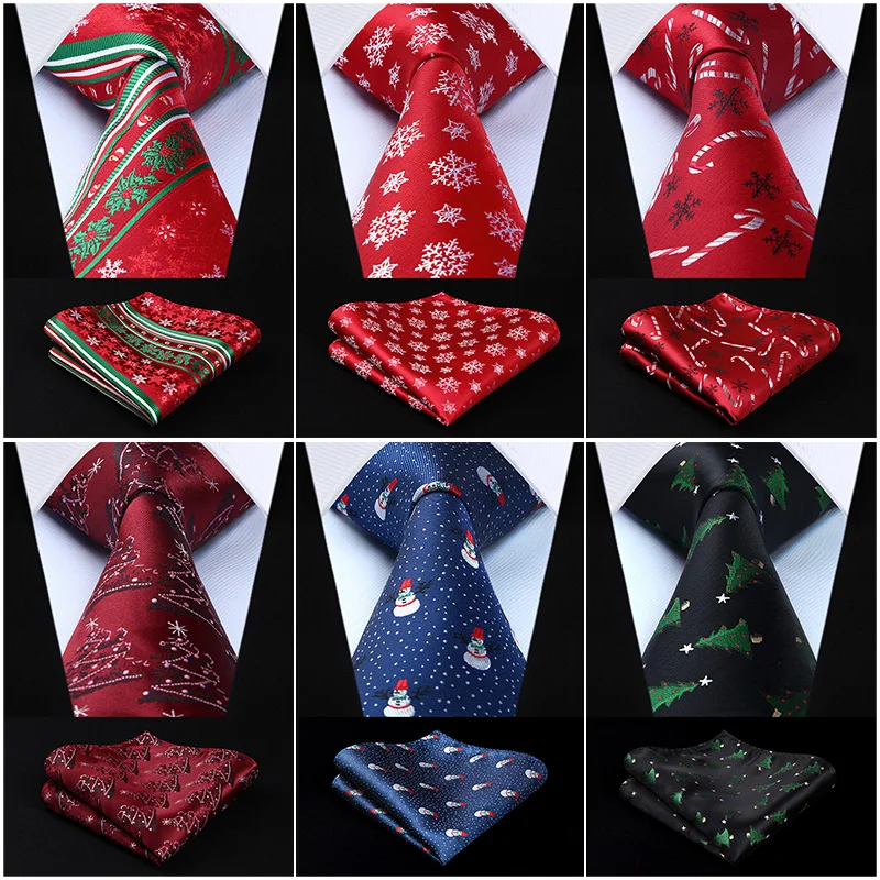 

Classic Party Wedding Christmas Tie Gift 3.4" 100%Silk Wedding Party Woven Classic Men Tie Necktie #C2