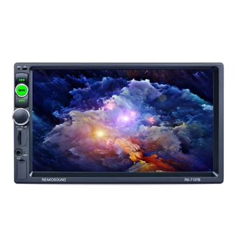 

GUBANG 7" Car MP5 Player Bluetooth HD Card Reader Radio 7157B Double DIN Fast Charge Support Video Car Stereo