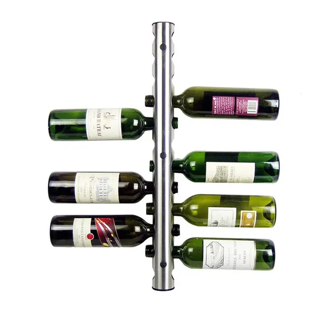Stainless Steel Metal Wine Rack Holder 12 6 Holes Optional Home Bar Stainless Steel Metal Wine Rack Holder 12 6 Holes Optional Home Bar Wall Vertical Bottle