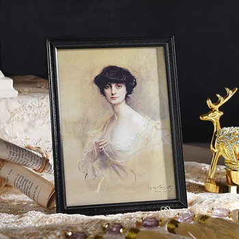 

ADOUS American Retro Modern diamond pearl background photo photo wall model room decoration decoration Desktop Photo Frame