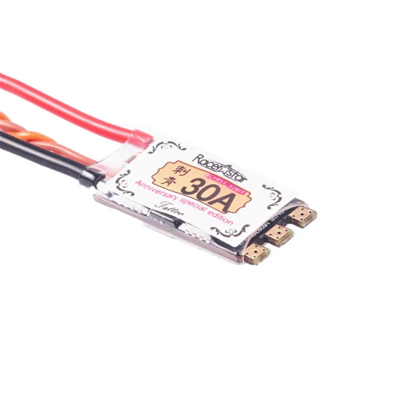 Специальное издание Racerstar Tattoo 30A BLheli_32 STM32F051 DShot1200 ESC для RC квадрокоптера мультироторный двигатель Рама Запчасти