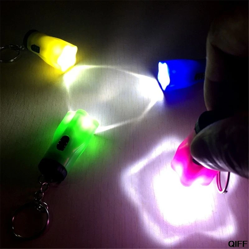 Мини-флэш-светильник светодиодный светильник-игрушки брелок вечерние сувениры детская игрушка подарок сумка для гаджетов подвеска