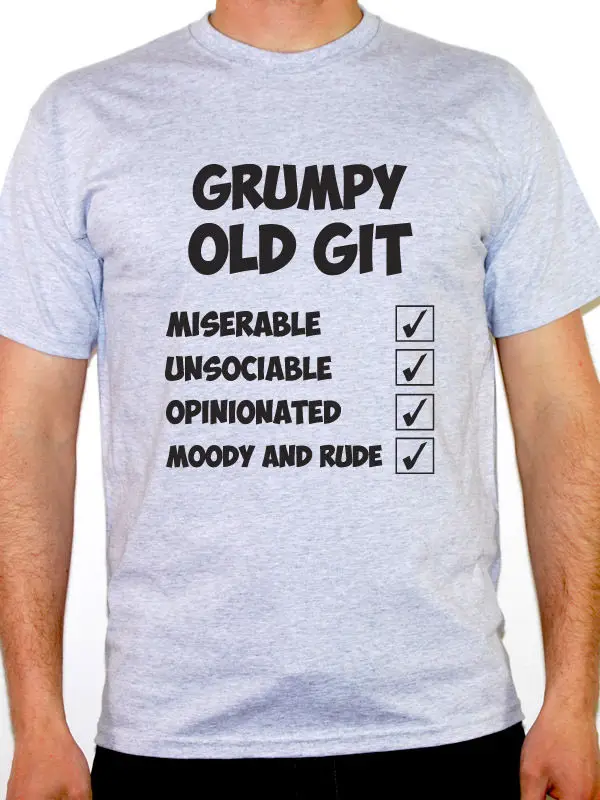 grumpy old git t shirt