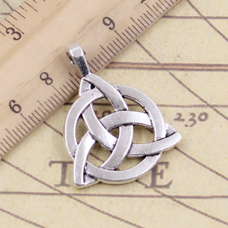 Celtic Triskelion Pendant – Sterling Silver Trinity Knot Charm, Moonlight Mysteries TC353