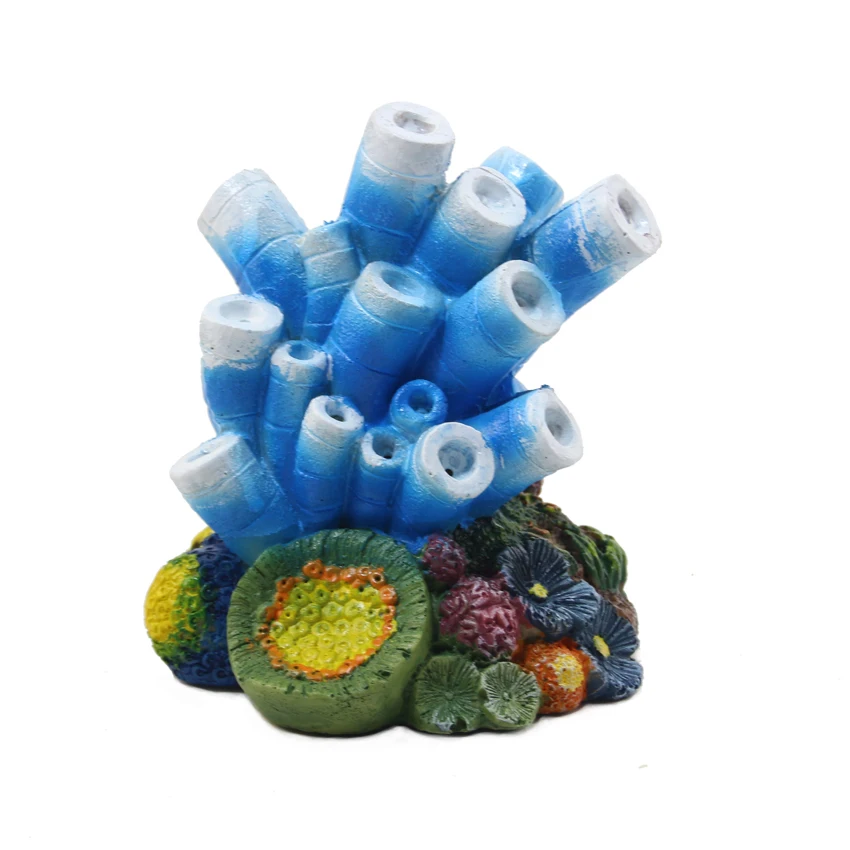 

Aquarium ornament simulation coral fish tank landscaping decorative bubble stone can be connected to the air pump coral ornament