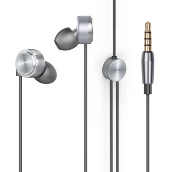 

FDBRO Audio T1 Stereo Earphone Dynamic HIFI Metal Headset with Microphone for Phone Player PC Bass Earbud In Ear Wired Earphones