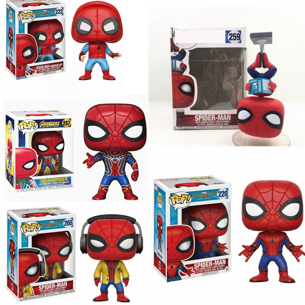 POP The Marvel Avengers3: Infinity War Spider-Man: Homecoming PVC Action Figure Collected toys for Children | Игрушки и хобби