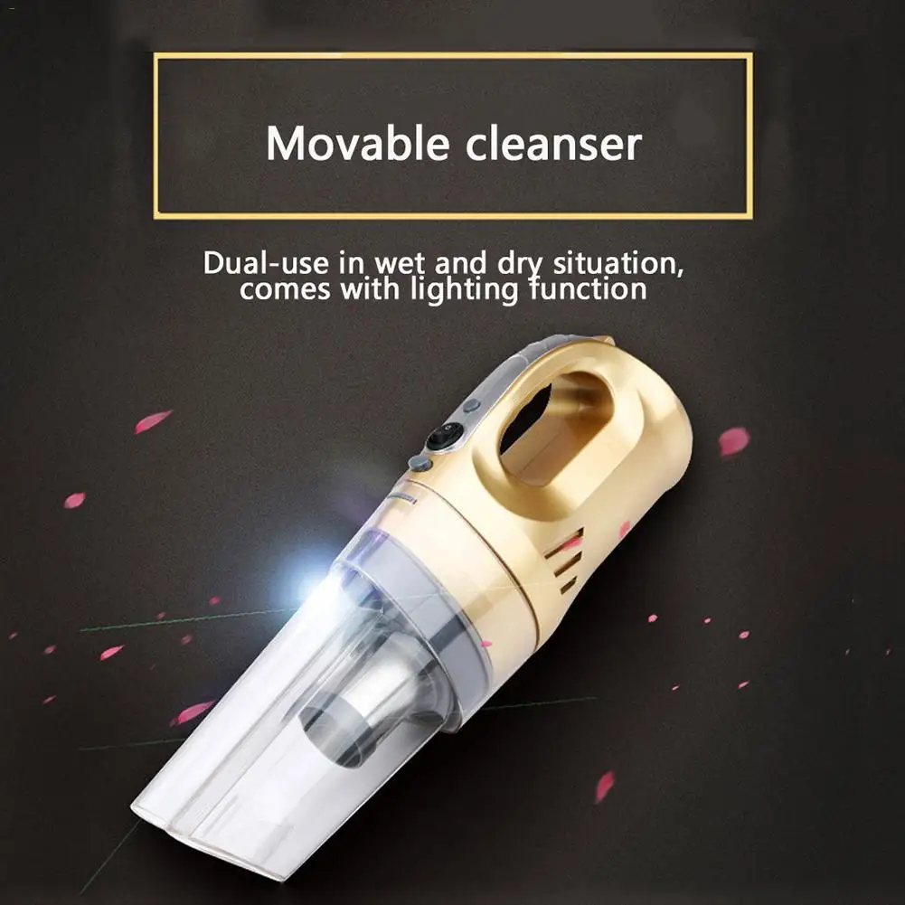 

150W Car Vehicle Vacuum Cleaner with 5M Cable and Light High Power Wet Dry Dual Use Vacuum Cleaner R-6048