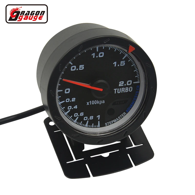 

Dragon gauge 60mm Auto Car turbo pressure gauge Boost gauge Turbin meter Colorful luminous kpa Trubin