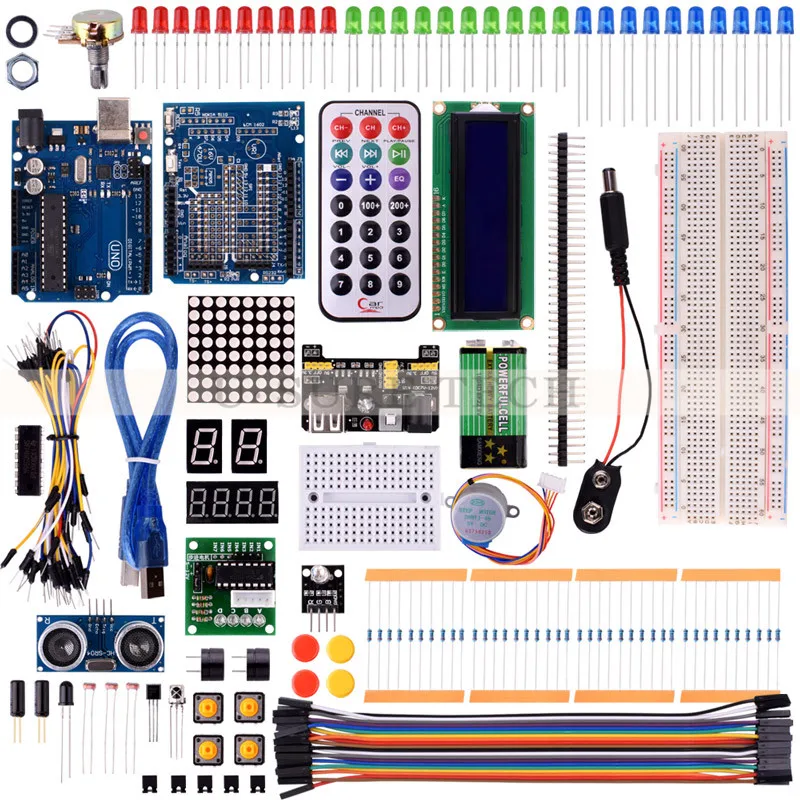 Starter Kits For Arduino Uno R3 With Tutorial UNO R3 KIT Upgraded version Learning Suite Free Shipping цена Starter Kits For Arduino Uno R3 With Tutorial UNO R3 KIT Upgraded version Learning Suite Free Shipping цены онлайн