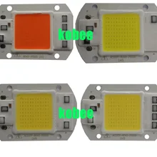 Светодиодный лампа COB 20 W 30 W 50 W Светодиодный чип 220 V 110 V Вход IP65 умная ИС(интеграционная схема ИС формирователя машина для изготовления холодного/теплый белый/полный спектр