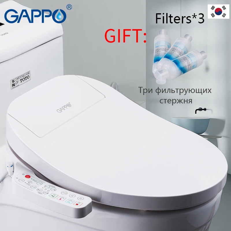 

GAPPO Smart Toilet Seat heated toilet seat dry clean seat cover bidet intelligent toilet seat cover bidet washlet toilet lid