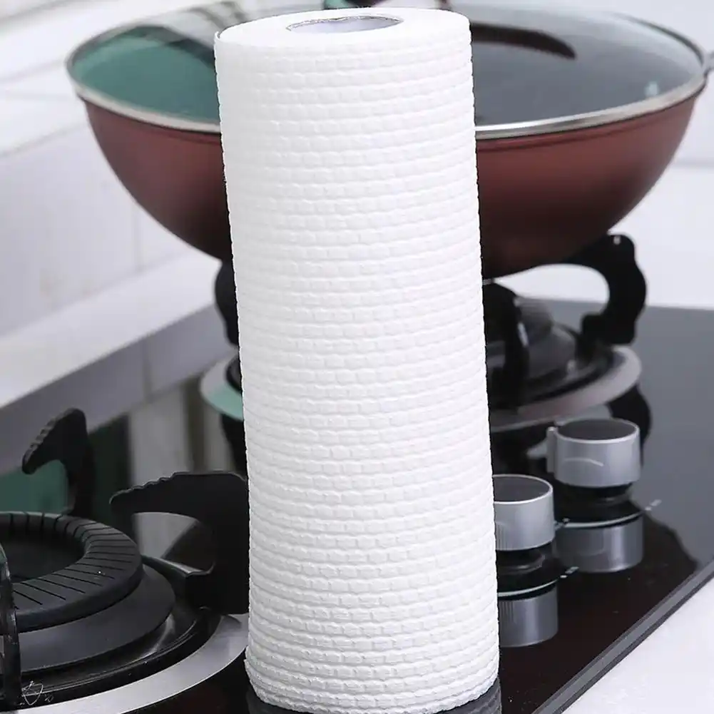 Tearable Roll Rag Scouring Pad Disposable Dish Towels Wet And Dry Rag Scouring Pad Disposable Dish Towels