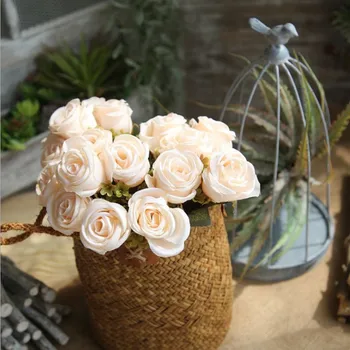 

Gratified mei Free Shipping The stars bract artificial flower Bouquet rose