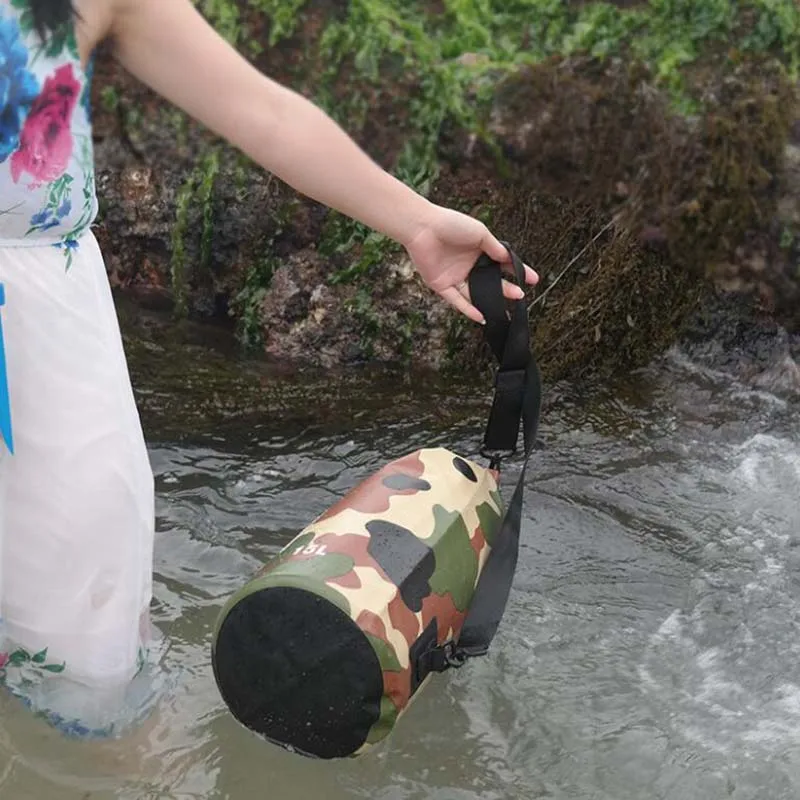 ПВХ Камуфляж Водонепроницаемый сухой мешок 5L 10L 20L 30L Дайвинг складная сумка для хранения пляжная сумка для плавания рафтинг река океан рюкзак