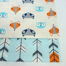 Лисий хлопок саржевая Ткань Дети хлопок ткань счетчиком для DIY Ткань для шитья стеганое одеяло хлопок материал