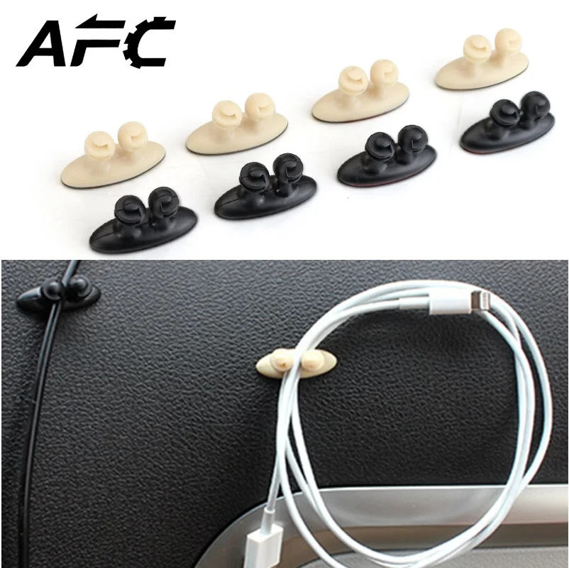 

1Pcs Car Wire Clip Fixed Clamp Cable Multifunction Fastener Clip Holder Wireless Charger Line USB Cable Clip In Auto Accessories