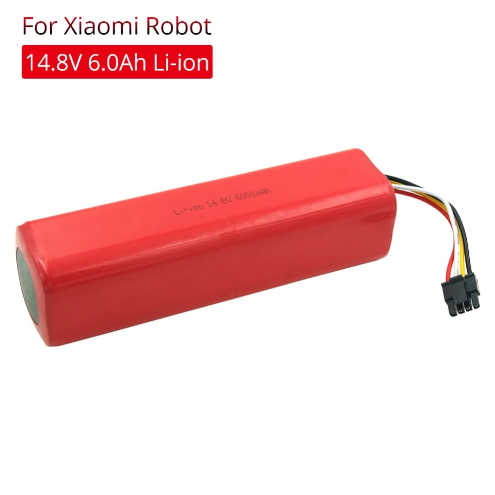 14.8V Lithium Rechargeable Battery 6000mAh for Xiaomi Mijia Mi Robot