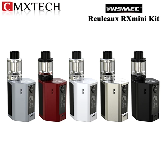 Новые Электронные Сигареты WISMEC Reuleaux RXmini Комплект 80 Вт Окно МОД жидкостью vape 2100 мАч Батареи RX мини Reux Мини с 2 мл Распылитель танк