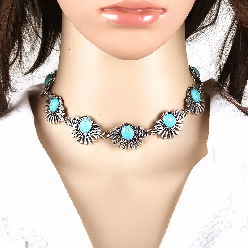 

ZOSHI Women Necklace Statement Necklaces & Pendants 3Colors Natural Stone Beads Necklace For Women Boho Jewelry