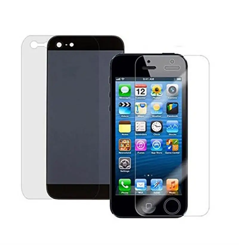 2 Pcs Anti Glare Phone Screen Cover Tempered Glass Film For iPhone 5S