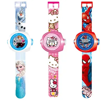 

Kid Watches Spiderman Can The Projection Toys for Boy Girl Children Watch