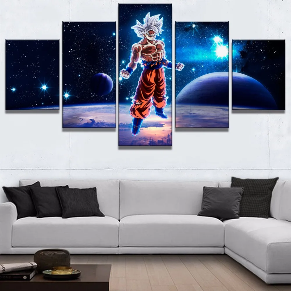 5 шт. HD Принт Большой Dragon Ball Exoplanet Куадрос Decoracion картины на холсте настенные художественные украшения для дома Настенный декор